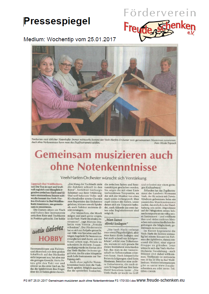 Gemeinsam musizieren auch ohne Notenkenntnisse